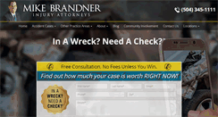 Desktop Screenshot of brandnerlawfirm.com